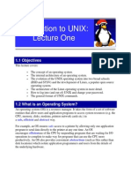 Introduction To UNIX