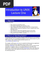 Introduction To UNIX