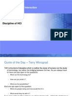 Human-Computer Interaction: Discipline of HCI