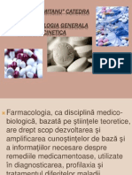 Farmacologia Generala