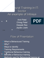 Behavioural Training in IT-Sector