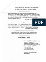 G048303 (Opposition Brief - Anaheim) Modiano v. City of Anaheim (California Disabled Persons Act) Opposition Brief - City of Anaheim