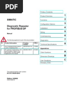 Download Diagnostic Repeater for PROFIBUS-DP by lycanbh SN17757182 doc pdf
