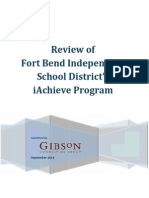 Fort Bend Iachieve Report Final