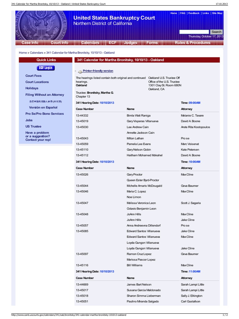 calendar-for-bankruptcy-court-of-oakland-pdf-separation-of-powers-social-institutions