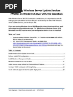 Installing Windows Server Update Services On Windows Server 2012 R2 Essentials