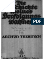 Strahlenfolter Stalking - TI - Trebitsch, Arthur - Die Geschichte Meines Verfolgungswahnes (1923, 165 S., Text)