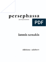 (01 Canticum) Xenakis, Iannis. 1969 Persephassa (Percussion)