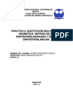 Practica 8. Sustitucion Nucleofilica Aromatica. Sintesis de 2,4-Dinitrofenilh