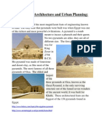 Monumental Architecture and Urban Planning Pyramids