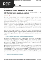 Como pagar menos IR na venda de imóveis