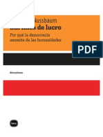 (Discusiones, 2032.) Martha C. Nussbaum-Sin fines de lucro _ por qué la democracia necesita de las humanidades-Katz (2010)