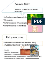 Examen Físico sindrome anemico