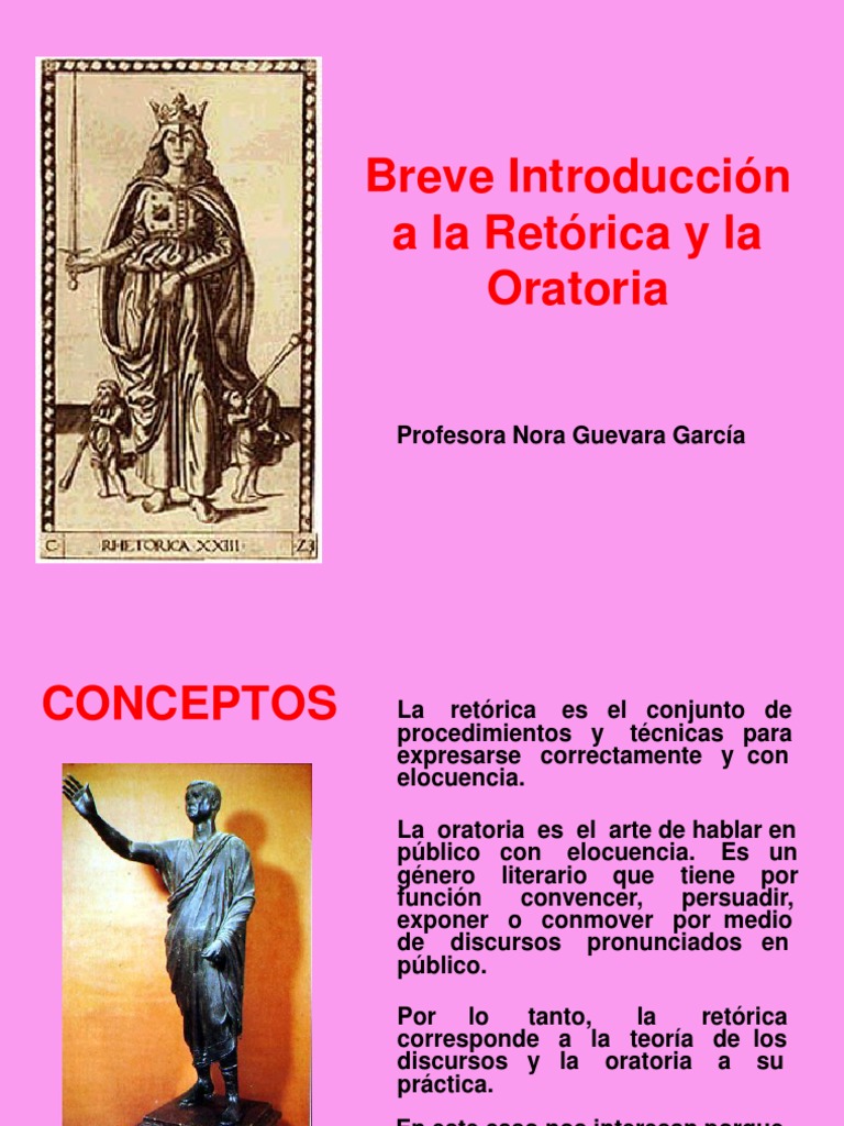 Retórica y Oratoria | PDF | Retórica | Ciencia cognitiva