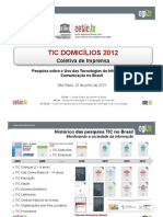 TIC Domicilios 2012