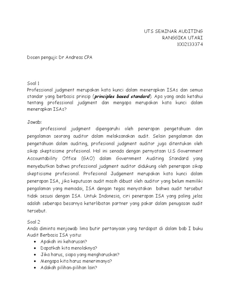Uts Seminar Audit