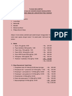 Contoh Analisa Usahatani Padi Sawah