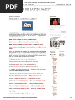 _TÓPICOS DE LATINIDADE__ SINTAXE DOS PARTICÍPIOS LATINOS