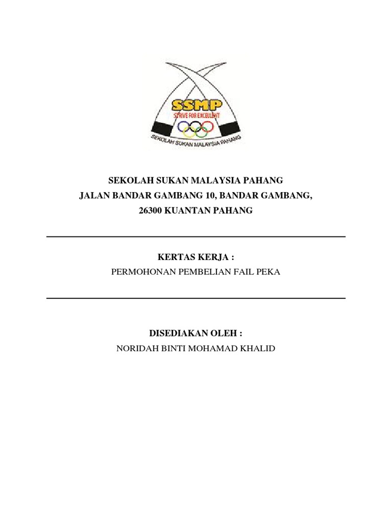 Kertas Kerja Fail Peka  PDF
