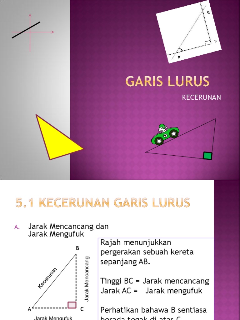 Jarak Mencancang dan Mengufuk dalam Kecerunan | PDF