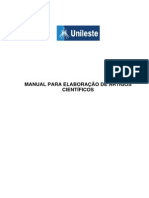 Www.unilestemg.br Portal Biblioteca Downloads Manual Para Elaboracao de Artigos Cientificos