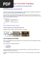 Image Cross Fade Transition