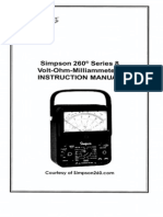 Simpson 260-8 User Manual