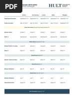 Academic Calendar 2013-2014