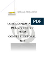 Cpj Reglamento Comite Electoral 2012