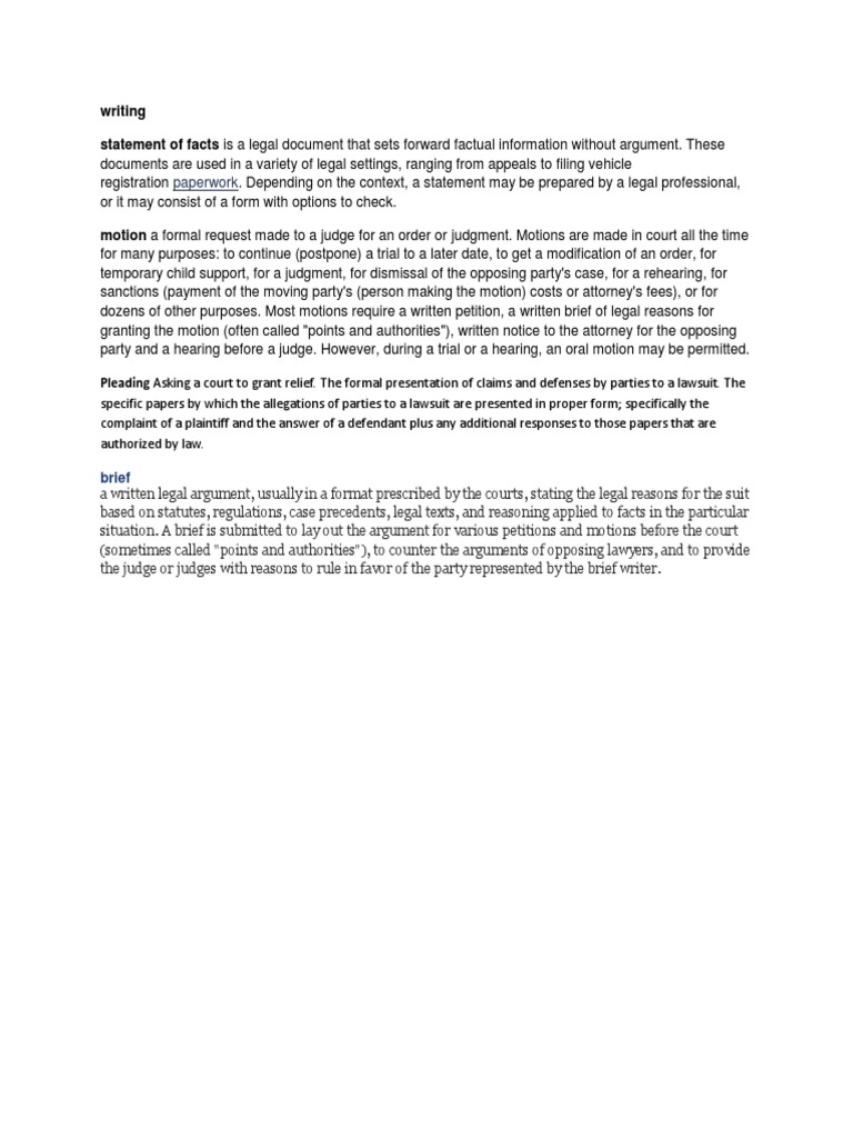 Writing | PDF
