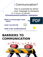 What Is Communication?: Communication Is A Process by Which You Convey Your Message To Someone or A Group of People