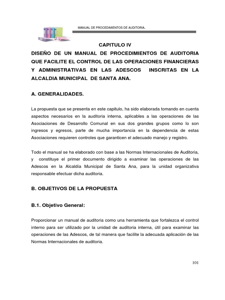 Manual Control Interno Auditoria 87 | PDF | Contralor | Contabilidad