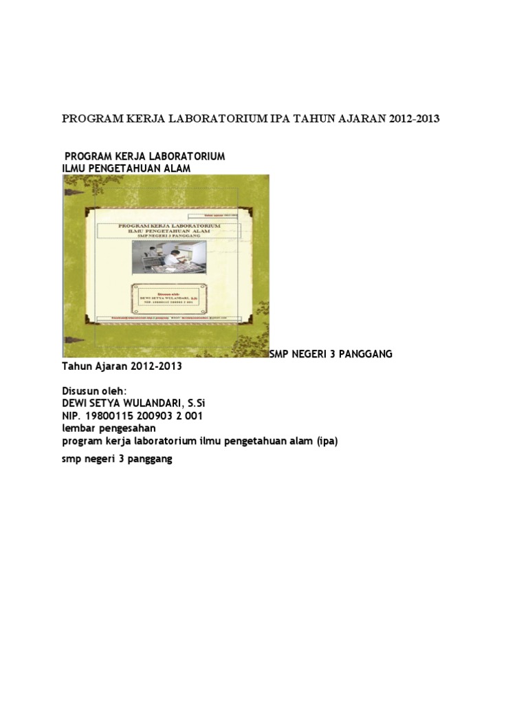 Program Laboratorium Ipa Smp