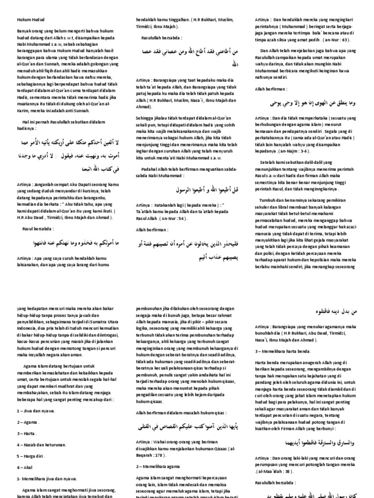 Hukum Hudud