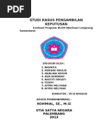 Download STUDI KASUS PENGAMBILAN KEPUTUSANdoc by heriani wailid SN177698568 doc pdf