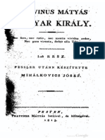 Fessler Ignác Aurél - Korvinus Mátyás Király 1.rész 1813.