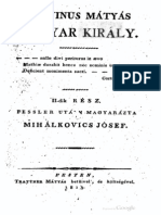 Fessler Ignác Aurél - Korvinus Mátyás Király 2.rész 1813.