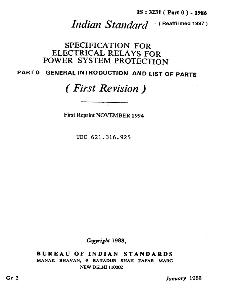 First Revision) : Indian Standard | PDF | Science & Mathematics | Computers
