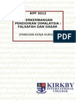 KPF 3012 - Assignments Sem 2