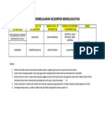 Jadwal Pembelajaran Kelompok Berkelanjutan