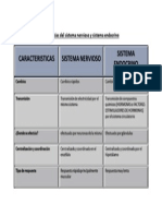 Diferencias Del Sistema Nervioso y Sistema Endocrino