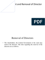 Removal of Directors