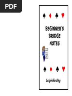 Bridge Beginner's Booklet