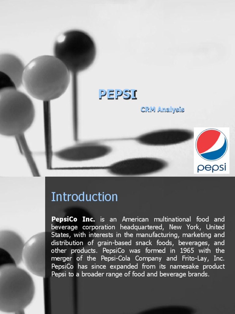 Pepsico | Download Free PDF | Pepsi Co | Customer Relationship Management