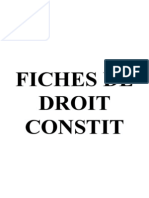 34 Fiches de Droit Constitionnel