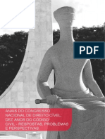 Anais do Congresso Brasileiro de Direito Civil - Dez Anos do Código Civil