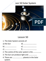 Lesson 50 Solar System