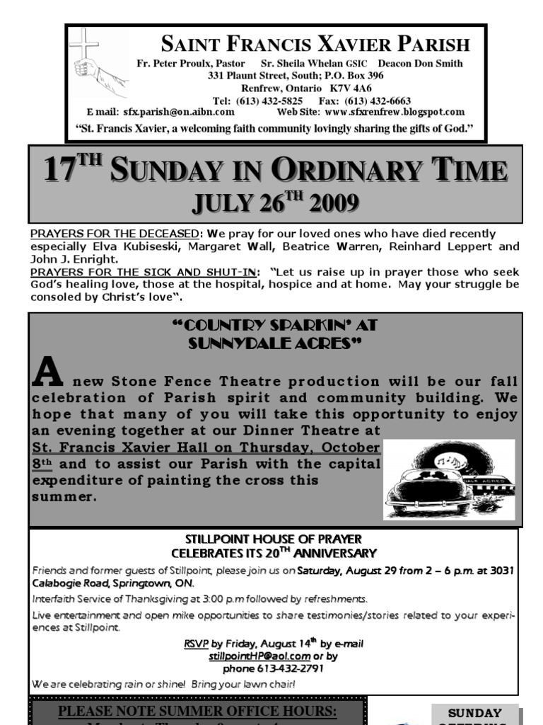July 25. | PDF | Catholic Liturgy | Christian Worship And Liturgy