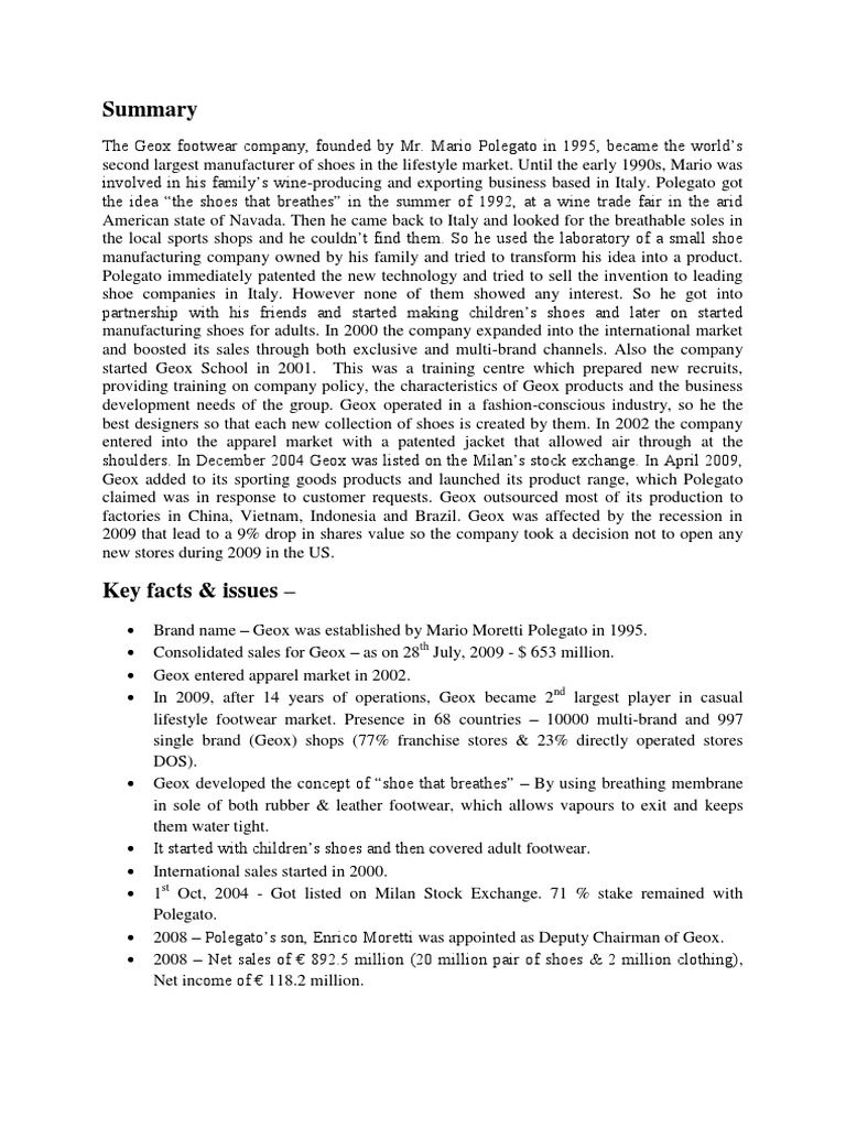 Geox breathing innovation into shoes case study analysis 04 picture