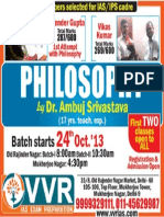 Philosophy by DR Ambuj Srivastava 17 Years Teaching Experience
